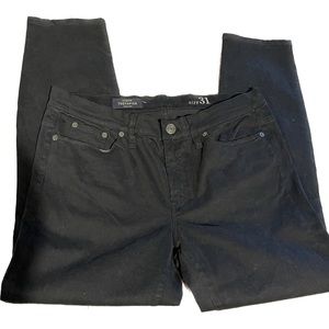 J  crew toothpick skinny size 31 black